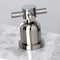 Kingston Brass FSC8938DX Concord Widespread Bathroom Faucet W/ Brass Pop-Up, Nickel FSC8938DX - alternate 5